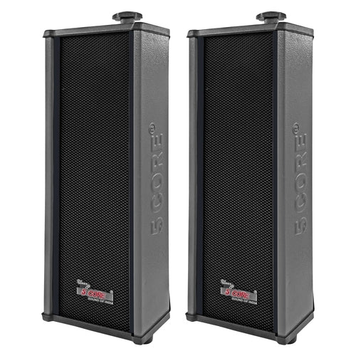 5Core Outdoor Speakers Stereo In Wall 100W Peak Passive Home Audio