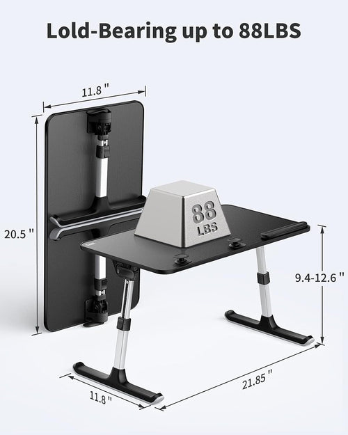 Laptop Desk for Bed,  Height & Angle Adjustable Laptop Stand for Bed,