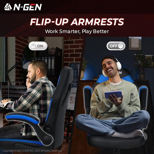 N-GEN Video Gaming Computer Chair Ergonomic Office Chair Desk Chair