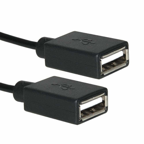 USB 2.0 A Male To Dual USB Female Y Splitter Power Cord Adapter Cable